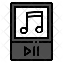 پیش‌نمایش فایل music-player-256 از پک طرح پر و خطی ساز موسیقی