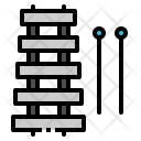 پیش‌نمایش فایل xylophone-79 از پک طرح پر و خطی ساز موسیقی
