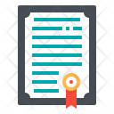 پیش‌نمایش فایل certificate-538 از پک آیکون فلت آموزش