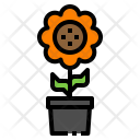پیش‌نمایش فایل sunflower-pot-1 از پک کشاورزی طرح پر و خط