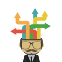 پیش‌نمایش فایل abstract-business-man-with-arrow-business-concept از پک مفهوم کسب و کار