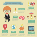 پیش‌نمایش فایل business-infographic-money-financial-marketing-flat-and-pastel-style از پک مفهوم کسب و کار
