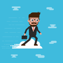پیش‌نمایش فایل businessman-success-path از پک مفهوم کسب و کار