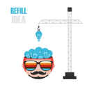 پیش‌نمایش فایل increase-idea-concept از پک مفهوم کسب و کار