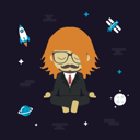 پیش‌نمایش فایل man-levitating-on-relax-space از پک مفهوم کسب و کار