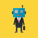 پیش‌نمایش فایل robot-businessman-in-uniform از پک مفهوم کسب و کار