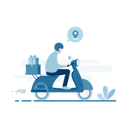 پیش‌نمایش فایل courier-delivery-guy-delivering-on-scooter-4832636 از پک تجارت الکترونیک