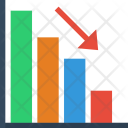 پیش‌نمایش فایل chart-bar-analystic-report-arrow-decrease-down از پک کولیکون