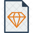 پیش‌نمایش فایل file-format-sketch-diamond از پک کولیکون