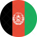 پیش‌نمایش فایل afghanistan-flag-world-nation از پک پرچم‌های جهان با سبک فلت دایره‌ای