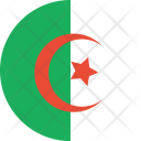 پیش‌نمایش فایل algeria-flag-world-nation از پک پرچم‌های جهان با سبک فلت دایره‌ای