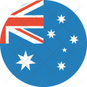 پیش‌نمایش فایل australia-flag-world-nation از پک پرچم‌های جهان با سبک فلت دایره‌ای