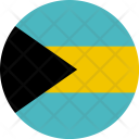 پیش‌نمایش فایل bahamas-flag-world-nation از پک پرچم‌های جهان با سبک فلت دایره‌ای