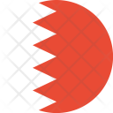 پیش‌نمایش فایل bahrain-flag-world-nation از پک پرچم‌های جهان با سبک فلت دایره‌ای