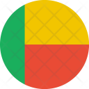 پیش‌نمایش فایل benin-flag-world-nation از پک پرچم‌های جهان با سبک فلت دایره‌ای