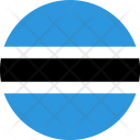 پیش‌نمایش فایل botswana-flag-world-nation از پک پرچم‌های جهان با سبک فلت دایره‌ای