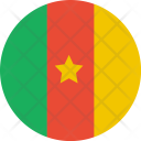 پیش‌نمایش فایل cameroon-flag-world-nation از پک پرچم‌های جهان با سبک فلت دایره‌ای