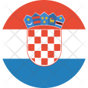 پیش‌نمایش فایل croatia-flag-world-nation از پک پرچم‌های جهان با سبک فلت دایره‌ای