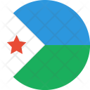 پیش‌نمایش فایل djibouti-flag-world-nation از پک پرچم‌های جهان با سبک فلت دایره‌ای