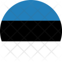 پیش‌نمایش فایل estonia-flag-world-nation از پک پرچم‌های جهان با سبک فلت دایره‌ای