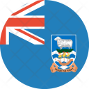 پیش‌نمایش فایل falkland-islands-flag-world-nation از پک پرچم‌های جهان با سبک فلت دایره‌ای