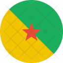 پیش‌نمایش فایل french-guiana-flag-world-nation از پک پرچم‌های جهان با سبک فلت دایره‌ای