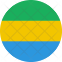 پیش‌نمایش فایل gabon-flag-world-nation از پک پرچم‌های جهان با سبک فلت دایره‌ای