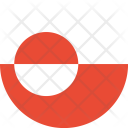 پیش‌نمایش فایل greenland-flag-world-nation از پک پرچم‌های جهان با سبک فلت دایره‌ای