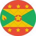 پیش‌نمایش فایل grenada-flag-world-nation از پک پرچم‌های جهان با سبک فلت دایره‌ای