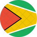 پیش‌نمایش فایل guyana-flag-world-nation از پک پرچم‌های جهان با سبک فلت دایره‌ای