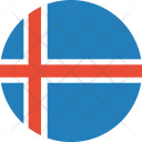 پیش‌نمایش فایل iceland-flag-world-nation از پک پرچم‌های جهان با سبک فلت دایره‌ای