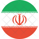 پیش‌نمایش فایل iran-flag-world-nation از پک پرچم‌های جهان با سبک فلت دایره‌ای