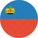 پیش‌نمایش فایل liechtenstein-flag-world-nation از پک پرچم‌های جهان با سبک فلت دایره‌ای