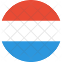 پیش‌نمایش فایل luxembourg-flag-world-nation از پک پرچم‌های جهان با سبک فلت دایره‌ای