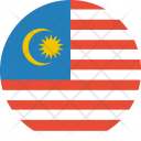 پیش‌نمایش فایل malaysia-flag-world-nation از پک پرچم‌های جهان با سبک فلت دایره‌ای