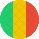 پیش‌نمایش فایل mali-flag-world-nation از پک پرچم‌های جهان با سبک فلت دایره‌ای