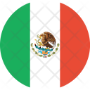 پیش‌نمایش فایل mexico-flag-world-nation از پک پرچم‌های جهان با سبک فلت دایره‌ای
