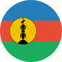 پیش‌نمایش فایل new-caledonia-flag-world-nation از پک پرچم‌های جهان با سبک فلت دایره‌ای