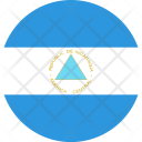پیش‌نمایش فایل nicaragua-flag-world-nation از پک پرچم‌های جهان با سبک فلت دایره‌ای