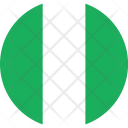 پیش‌نمایش فایل nigeria-flag-world-nation از پک پرچم‌های جهان با سبک فلت دایره‌ای