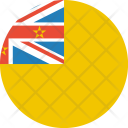 پیش‌نمایش فایل niue-flag-world-nation از پک پرچم‌های جهان با سبک فلت دایره‌ای