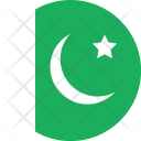 پیش‌نمایش فایل pakistan-flag-world-nation از پک پرچم‌های جهان با سبک فلت دایره‌ای