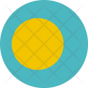 پیش‌نمایش فایل palau-flag-world-nation از پک پرچم‌های جهان با سبک فلت دایره‌ای