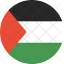 پیش‌نمایش فایل palestine-flag-world-nation از پک پرچم‌های جهان با سبک فلت دایره‌ای
