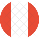پیش‌نمایش فایل peru-flag-world-nation از پک پرچم‌های جهان با سبک فلت دایره‌ای