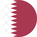 پیش‌نمایش فایل qatar-flag-world-nation از پک پرچم‌های جهان با سبک فلت دایره‌ای
