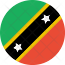 پیش‌نمایش فایل saint-kitts-and-nevis-flag-world-nation از پک پرچم‌های جهان با سبک فلت دایره‌ای