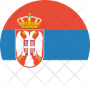 پیش‌نمایش فایل serbia-flag-world-nation از پک پرچم‌های جهان با سبک فلت دایره‌ای