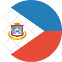 پیش‌نمایش فایل sint-maarten-flag-world-nation از پک پرچم‌های جهان با سبک فلت دایره‌ای