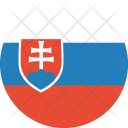 پیش‌نمایش فایل slovakia-flag-world-nation از پک پرچم‌های جهان با سبک فلت دایره‌ای